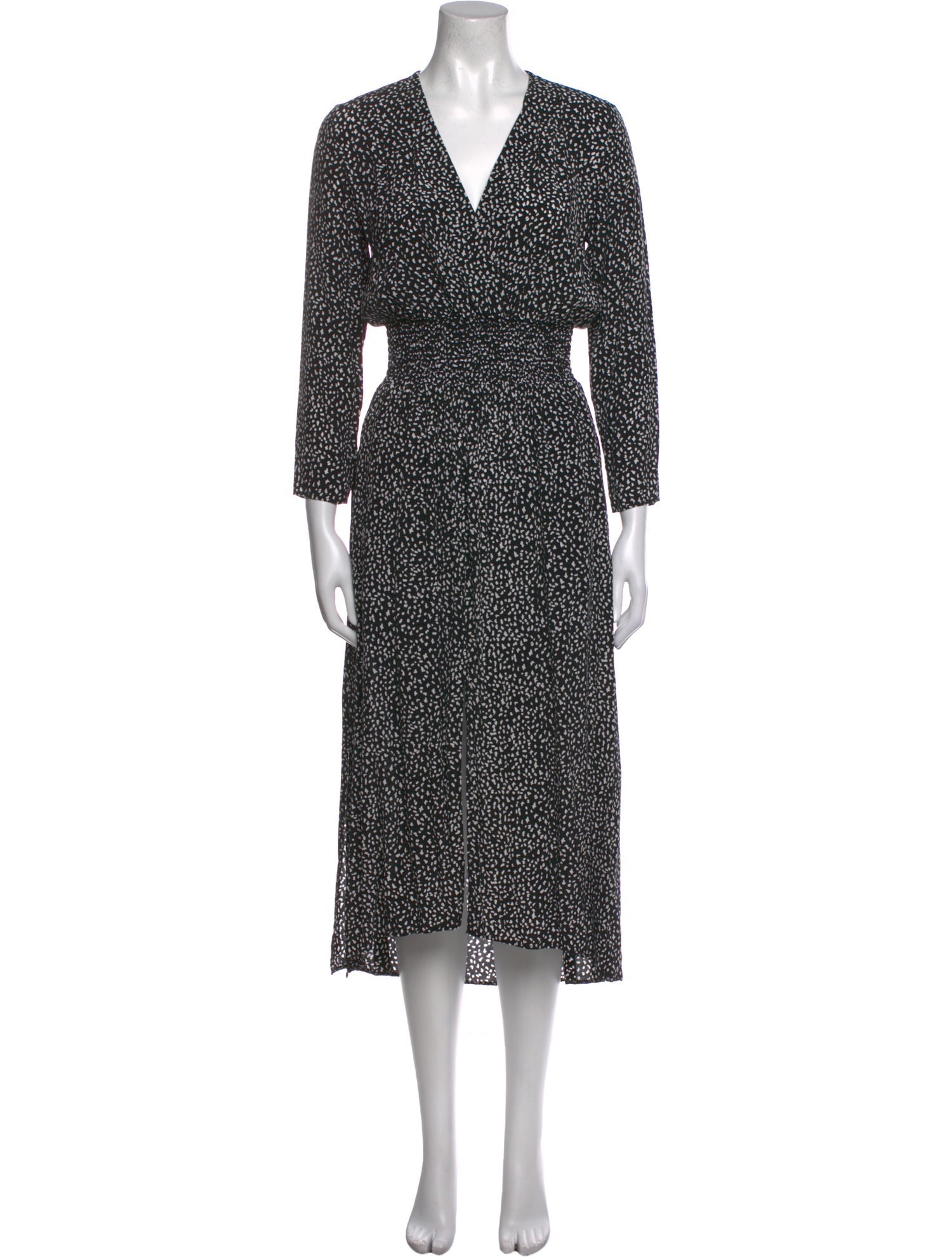 Maje Printed Long Dress