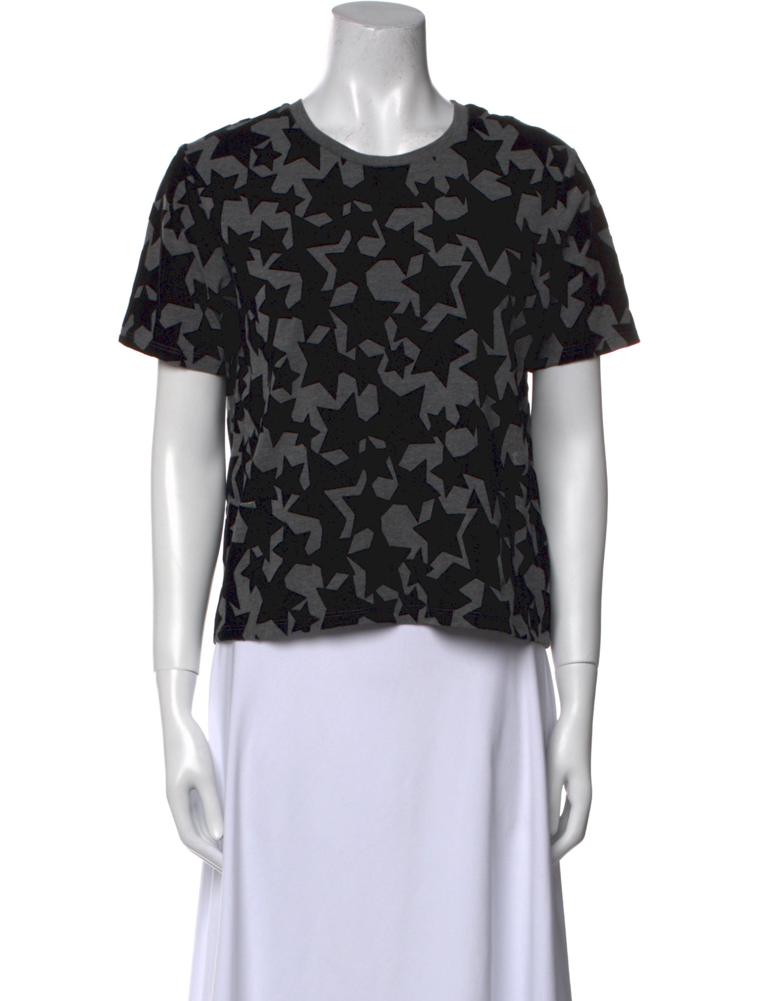 Maje Printed Crew Neck T-Shirt