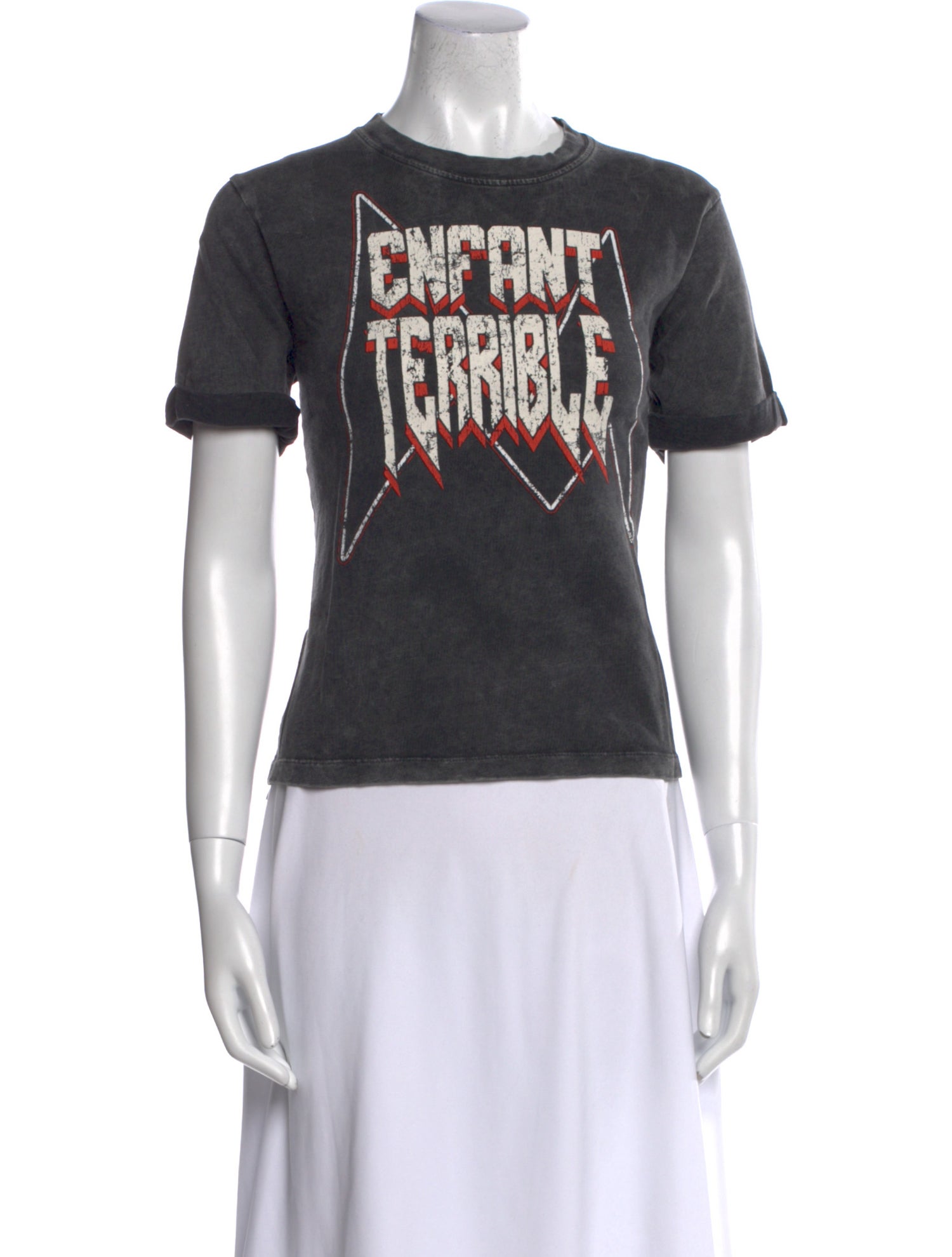 Maje Graphic Print Crew Neck T-Shirt