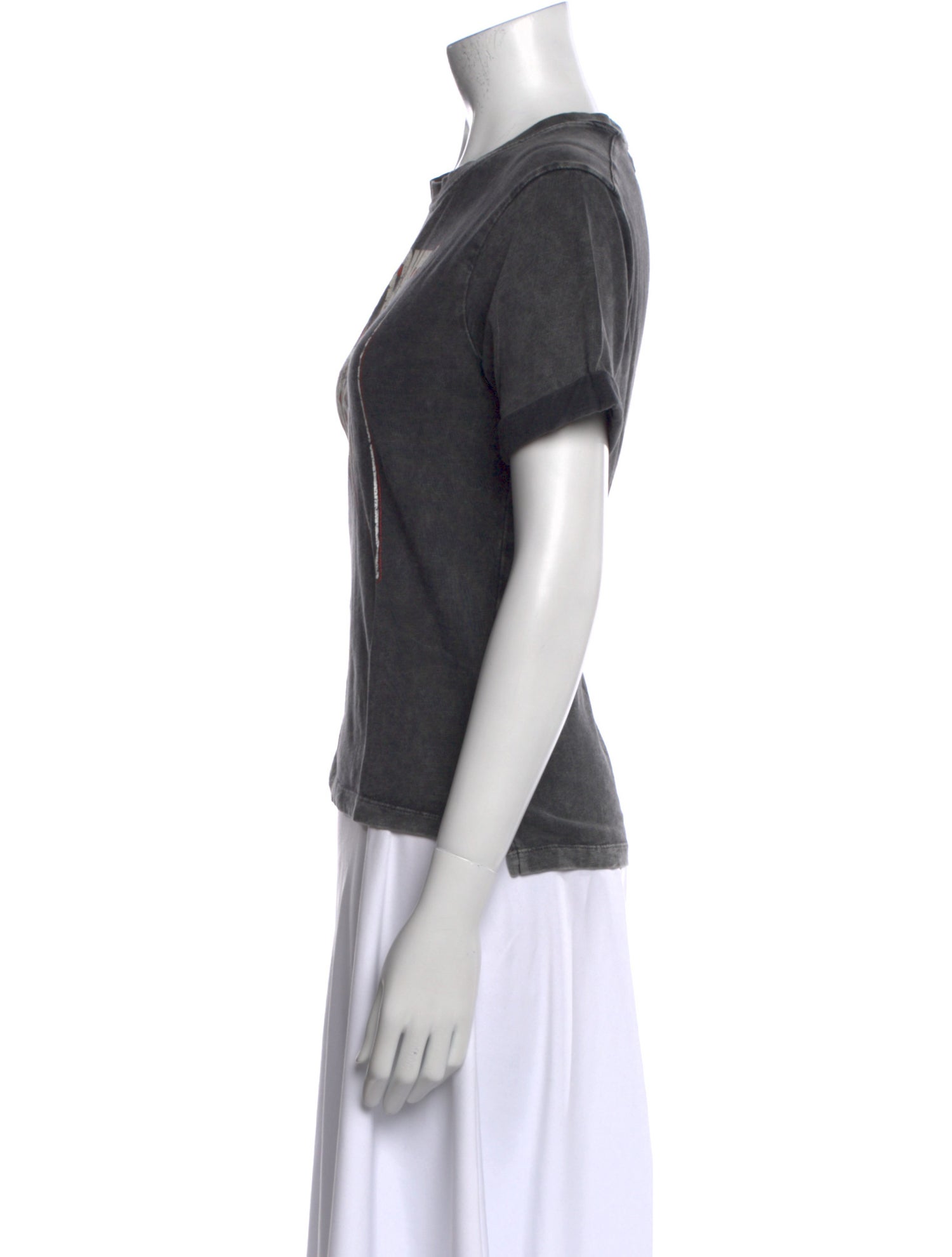 Maje Graphic Print Crew Neck T-Shirt