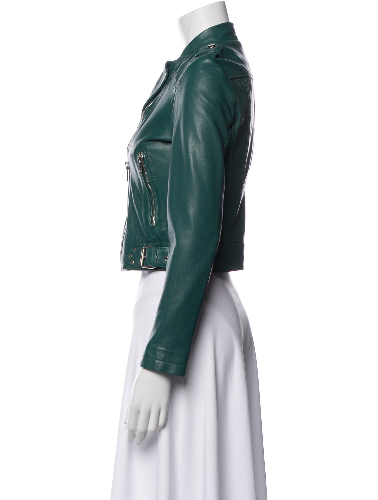 Maje Leather Biker Jacket