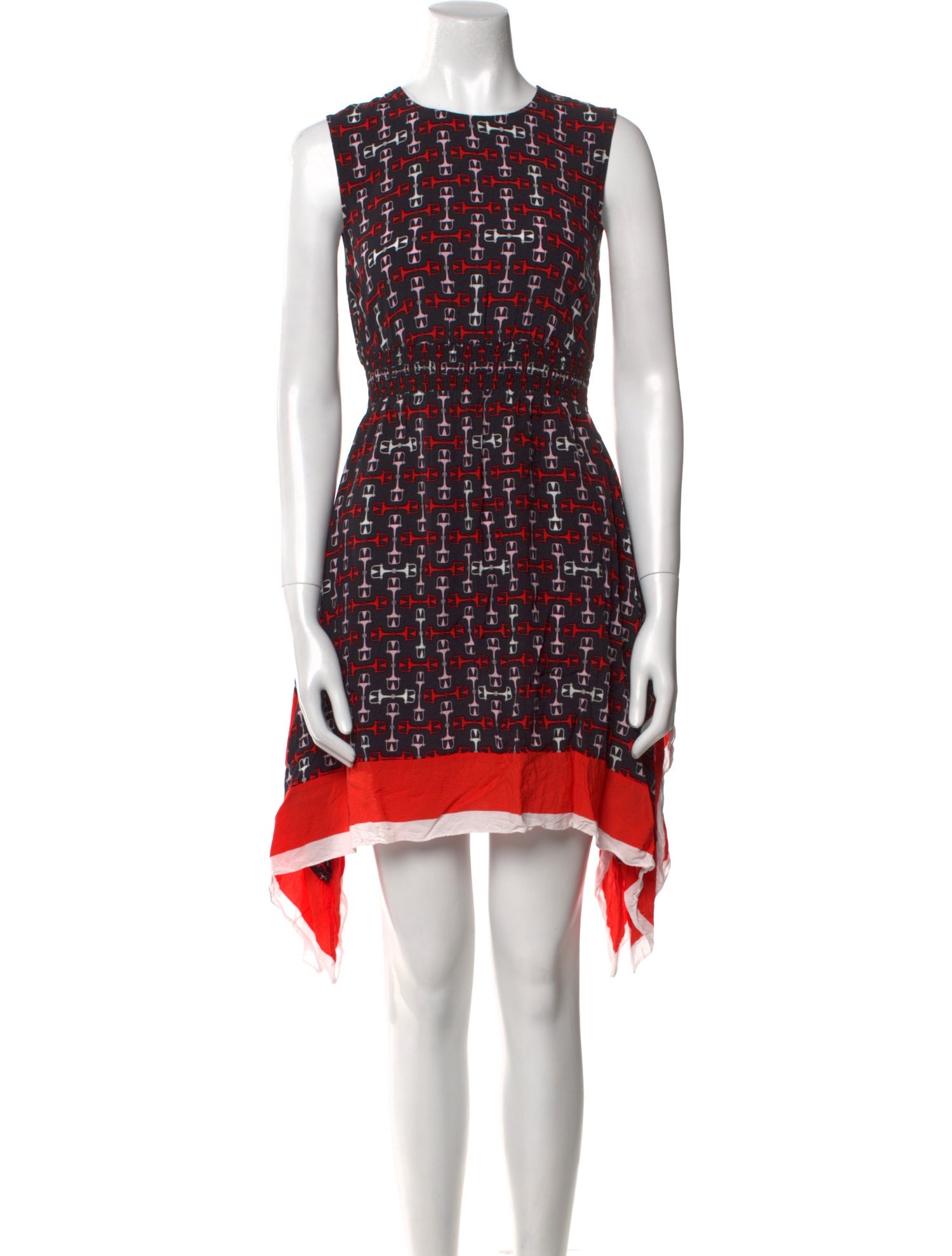 Maje Printed Knee-Length Dress