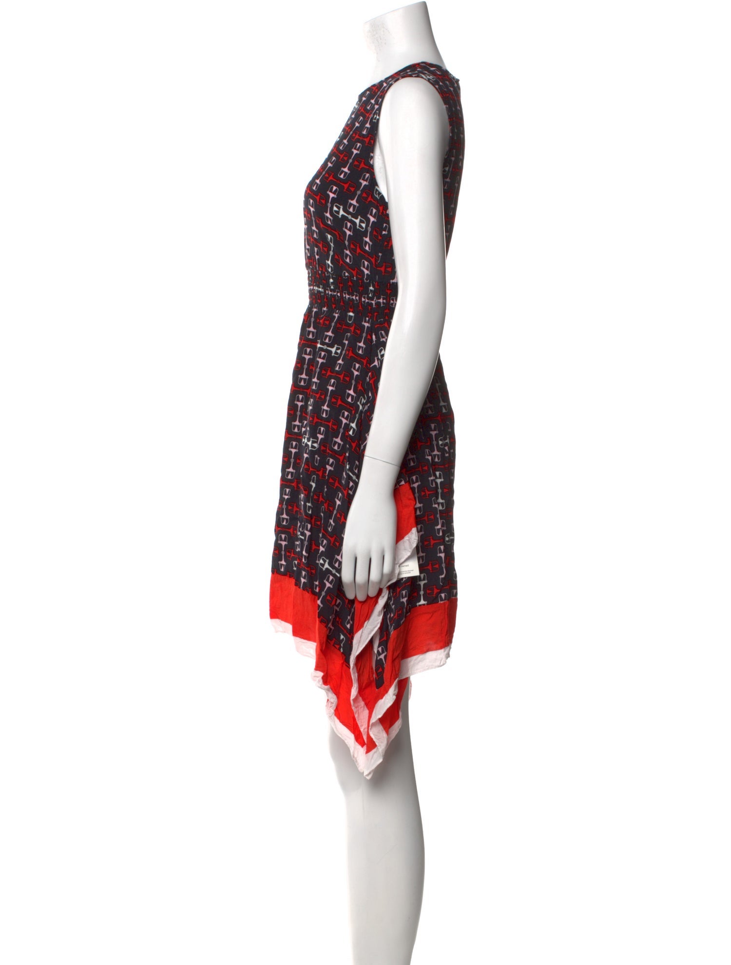 Maje Printed Knee-Length Dress