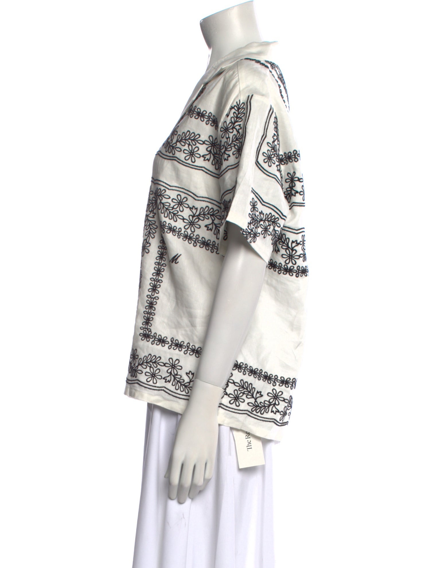 Maje Floral Print V-Neck Blouse