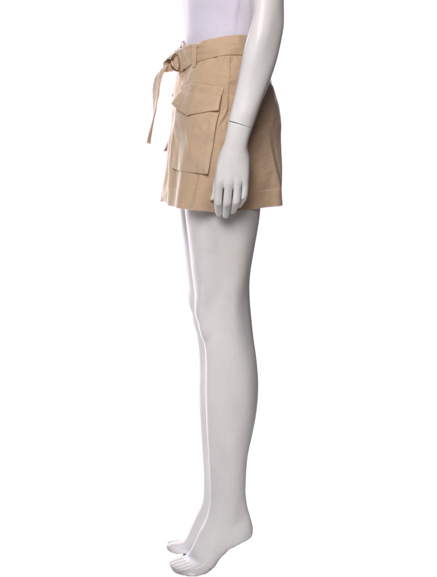 Maje Linen Knee-Length Shorts