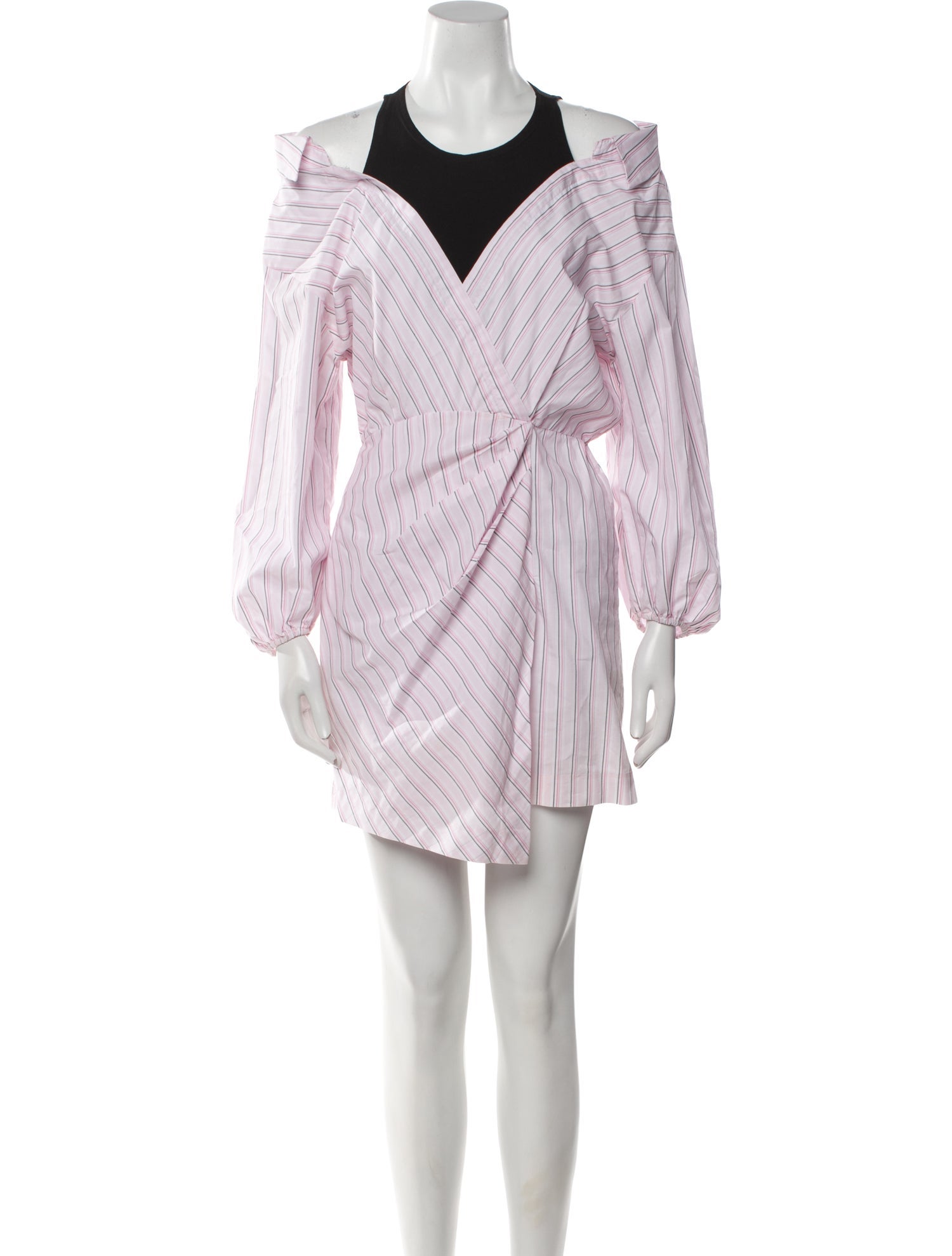 Maje Striped Mini Dress