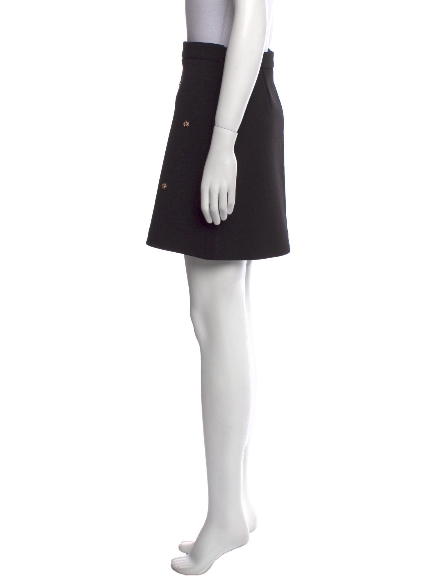 Maje Studded Accents Mini Skirt