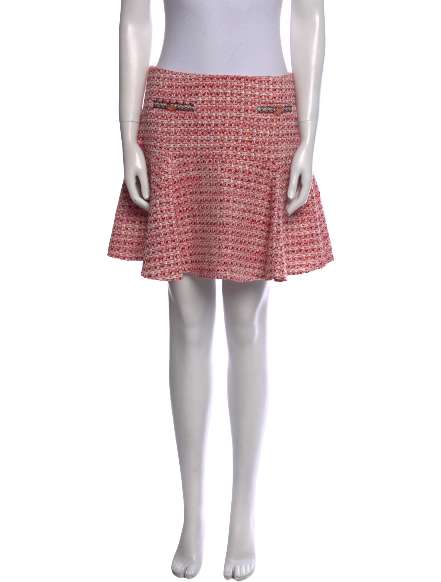 Maje Glitter Accents Mini Skirt w/ Tags