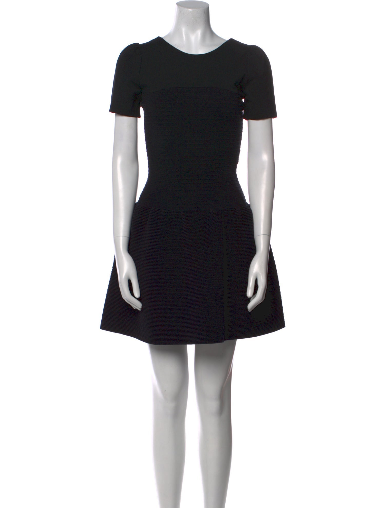 Maje Scoop Neck Mini Dress