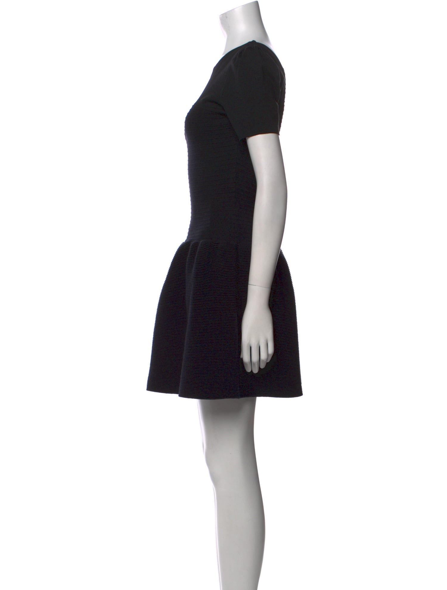 Maje Scoop Neck Mini Dress