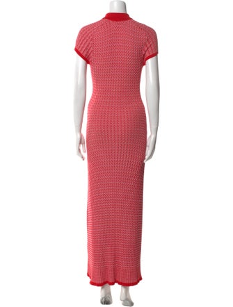 Maje Printed Long Dress