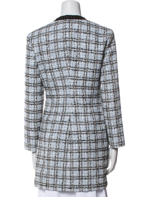 Maje Plaid Print Coat