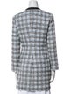 Maje Plaid Print Coat