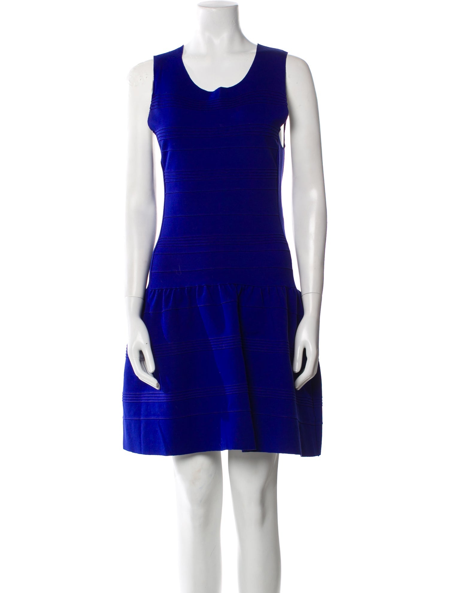 Maje Scoop Neck Mini Dress