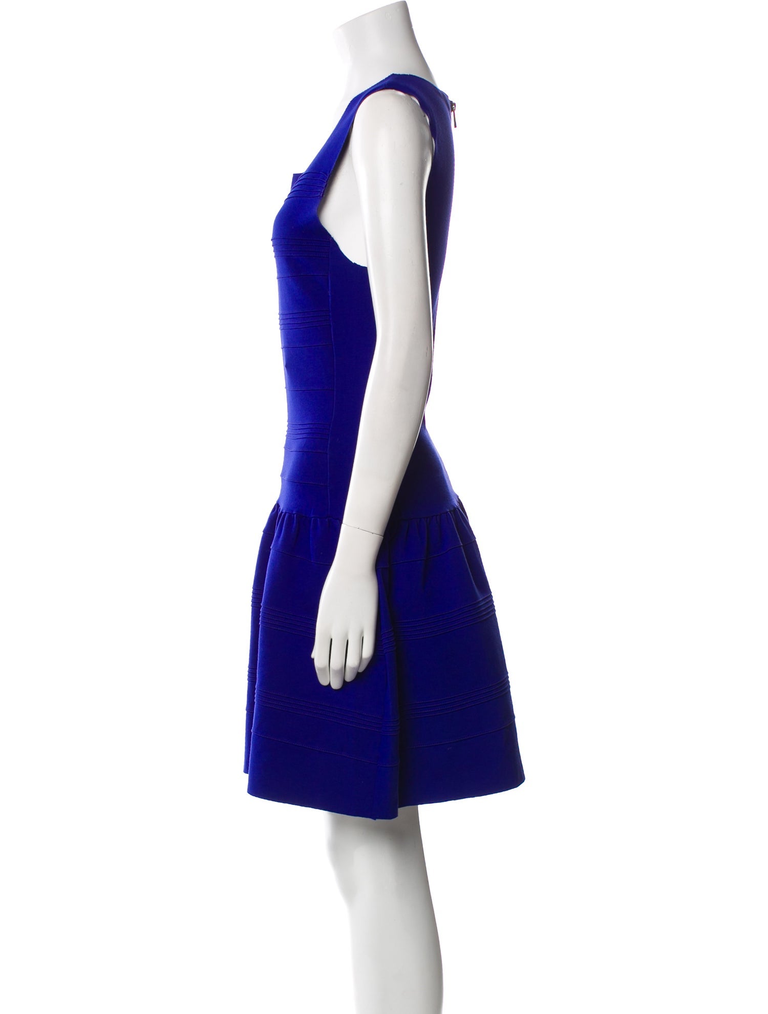 Maje Scoop Neck Mini Dress