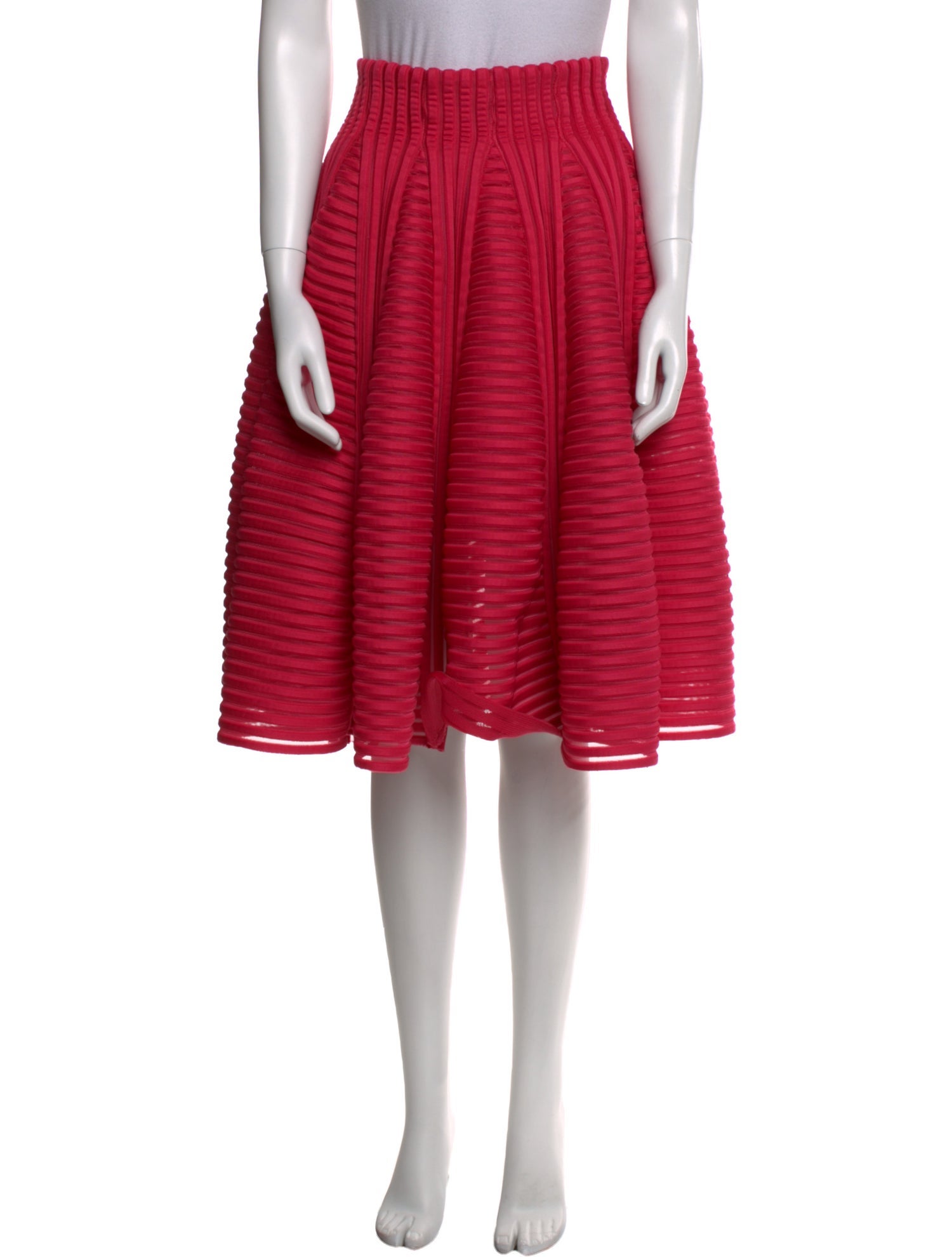 Maje Striped Knee-Length Skirt