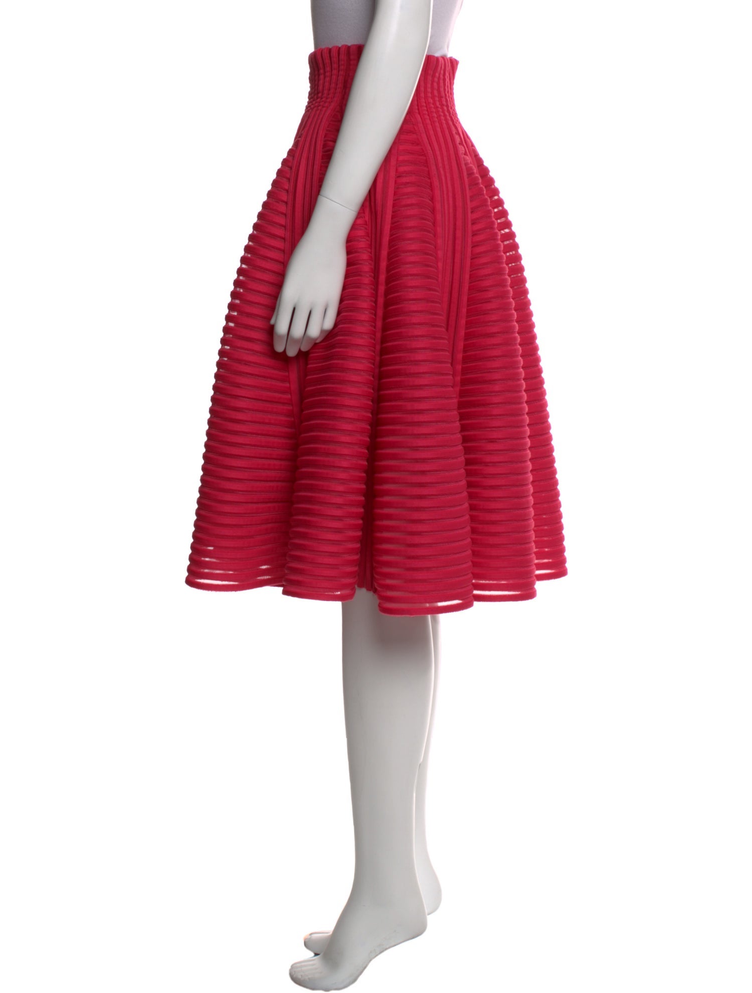 Maje Striped Knee-Length Skirt