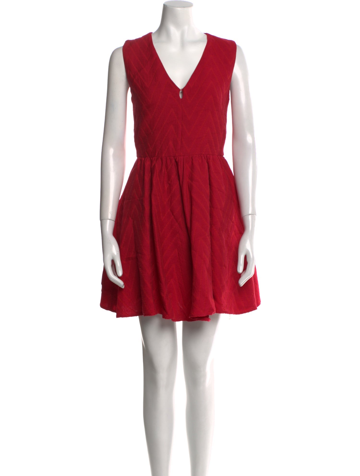 Maje V-Neck Mini Dress