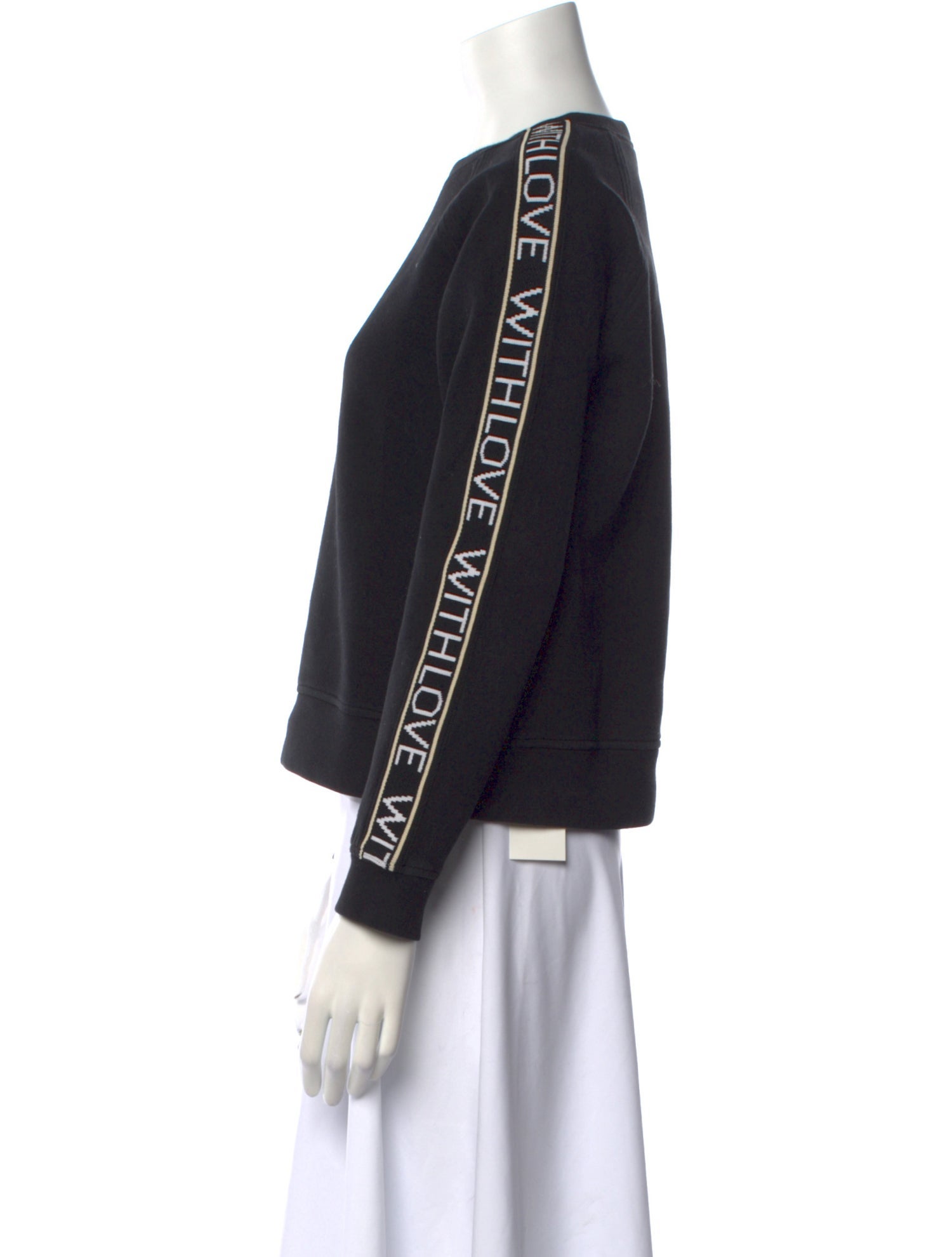 Maje Crew Neck Long Sleeve Sweatshirt