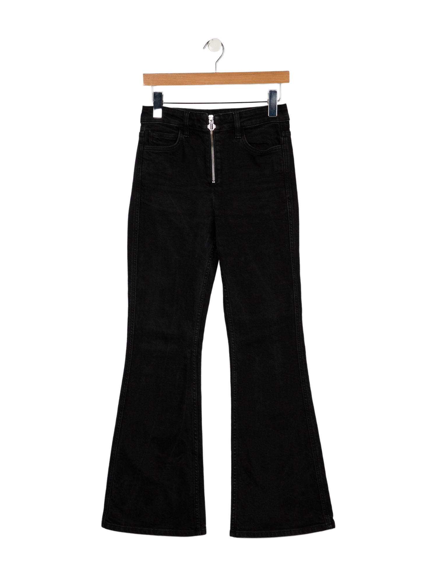 Maje Mid-Rise Wide Leg Jeans