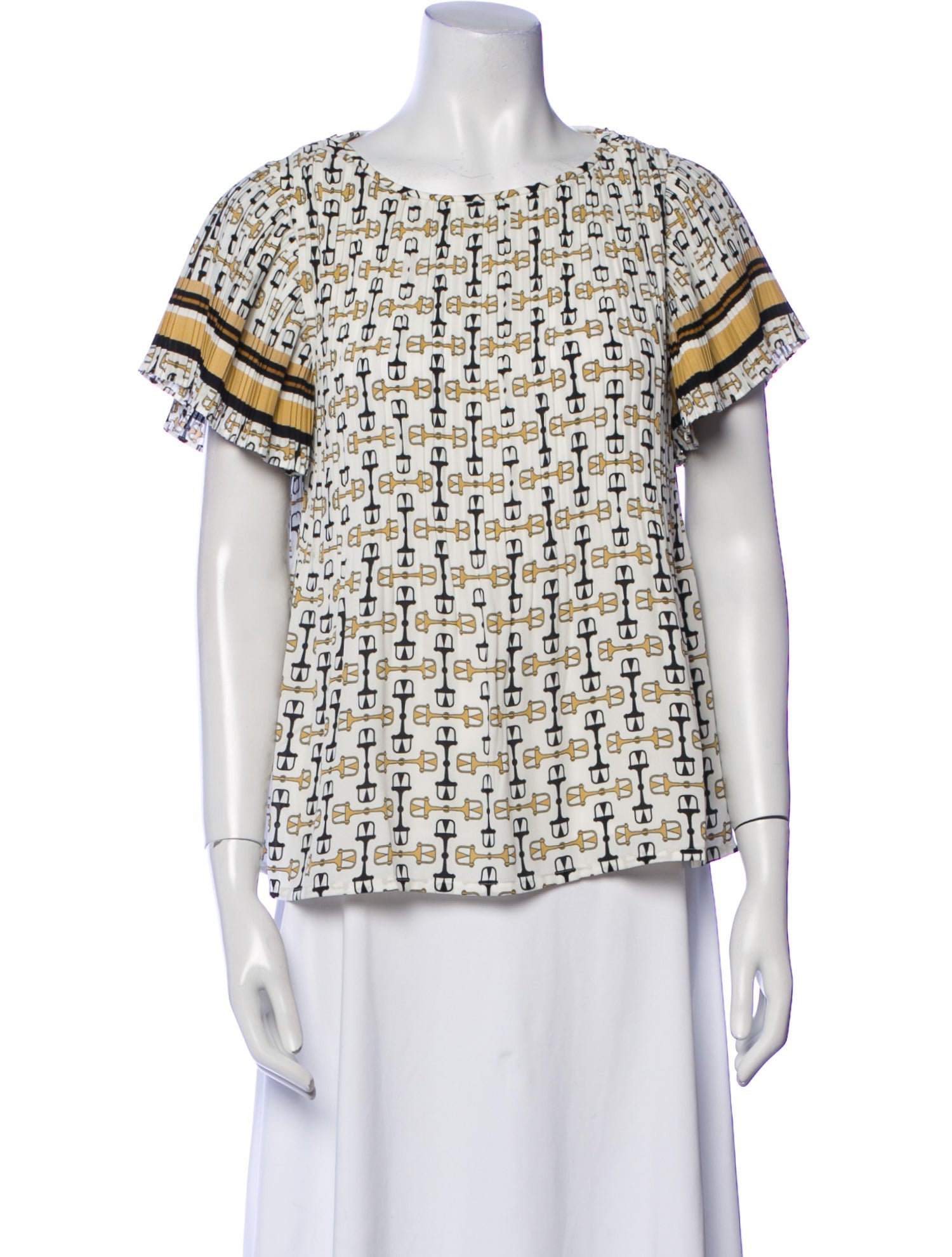 Maje Printed Crew Neck T-Shirt