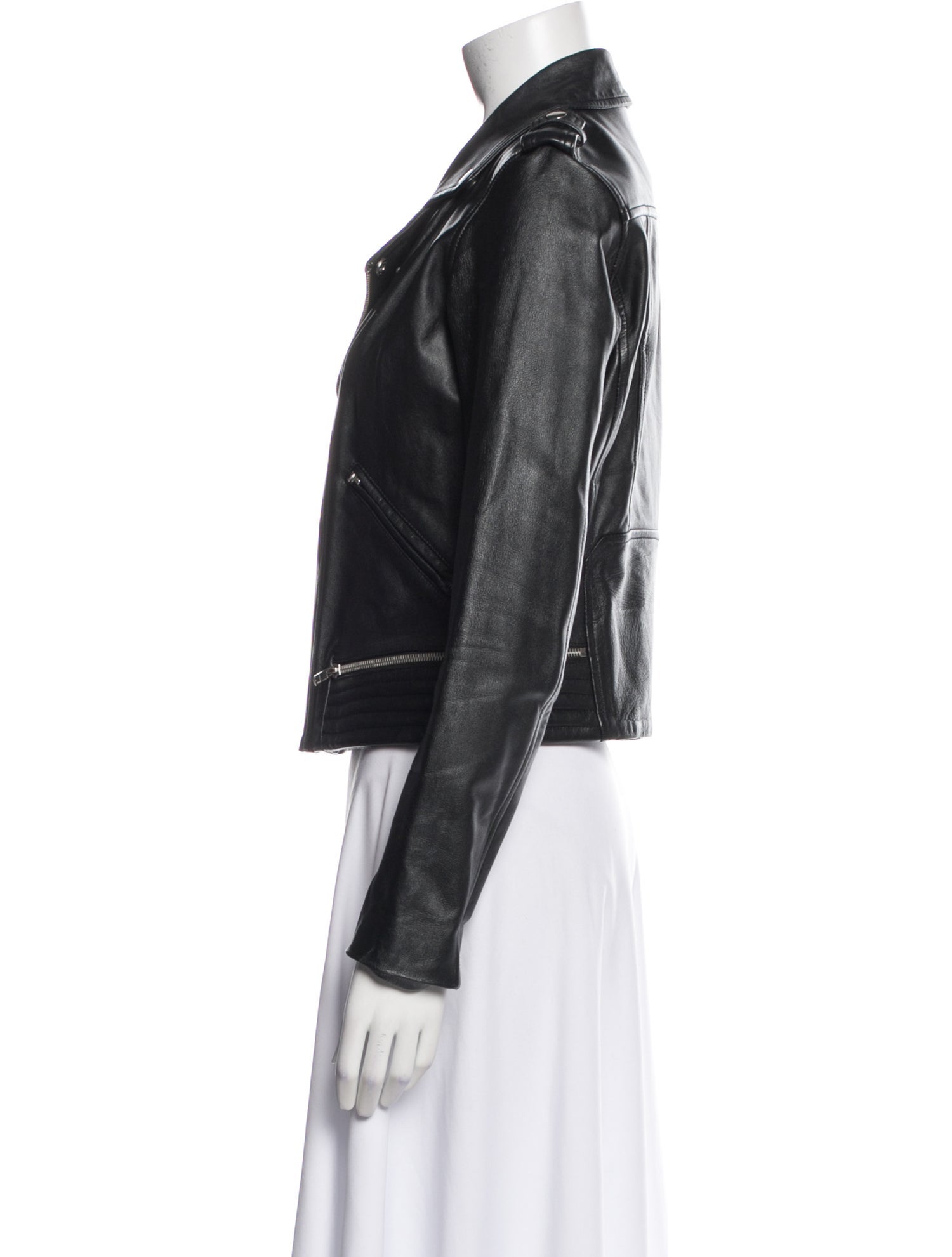 Maje Leather Biker Jacket