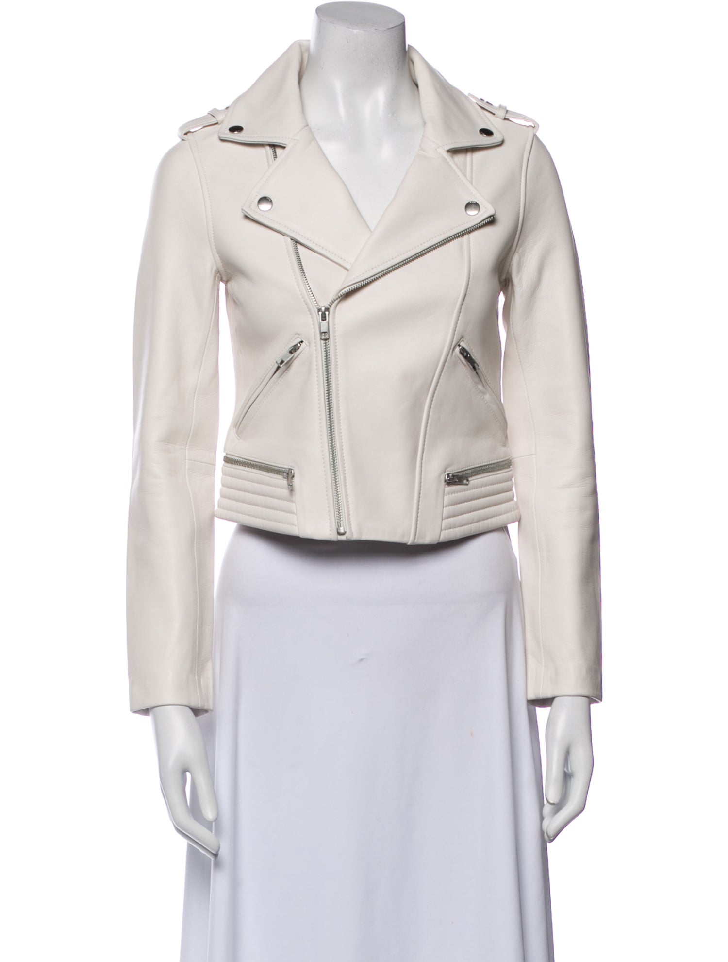 Maje Leather Biker Jacket