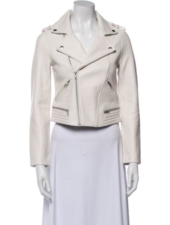 Maje Leather Biker Jacket