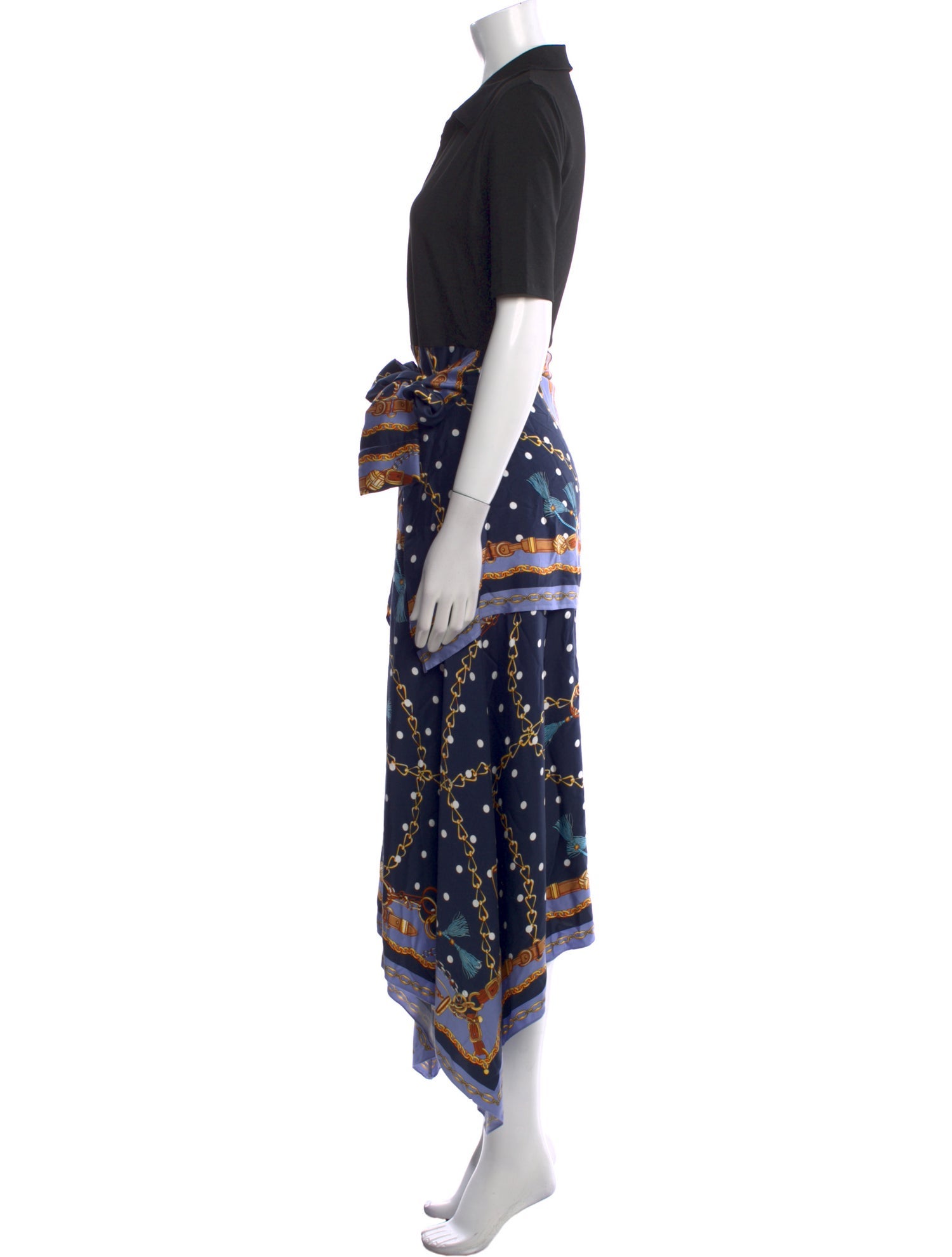 Maje Printed Long Dress