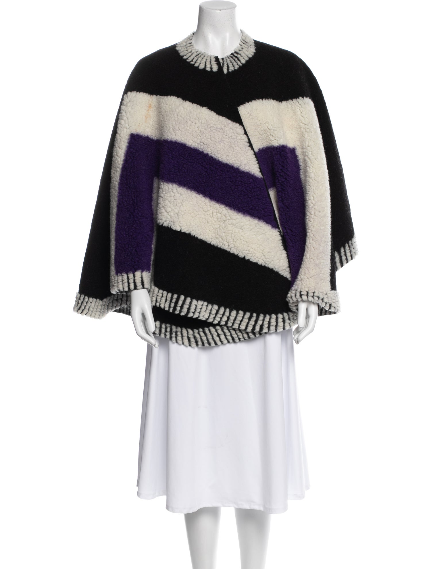 Maje Wool Striped Jacket