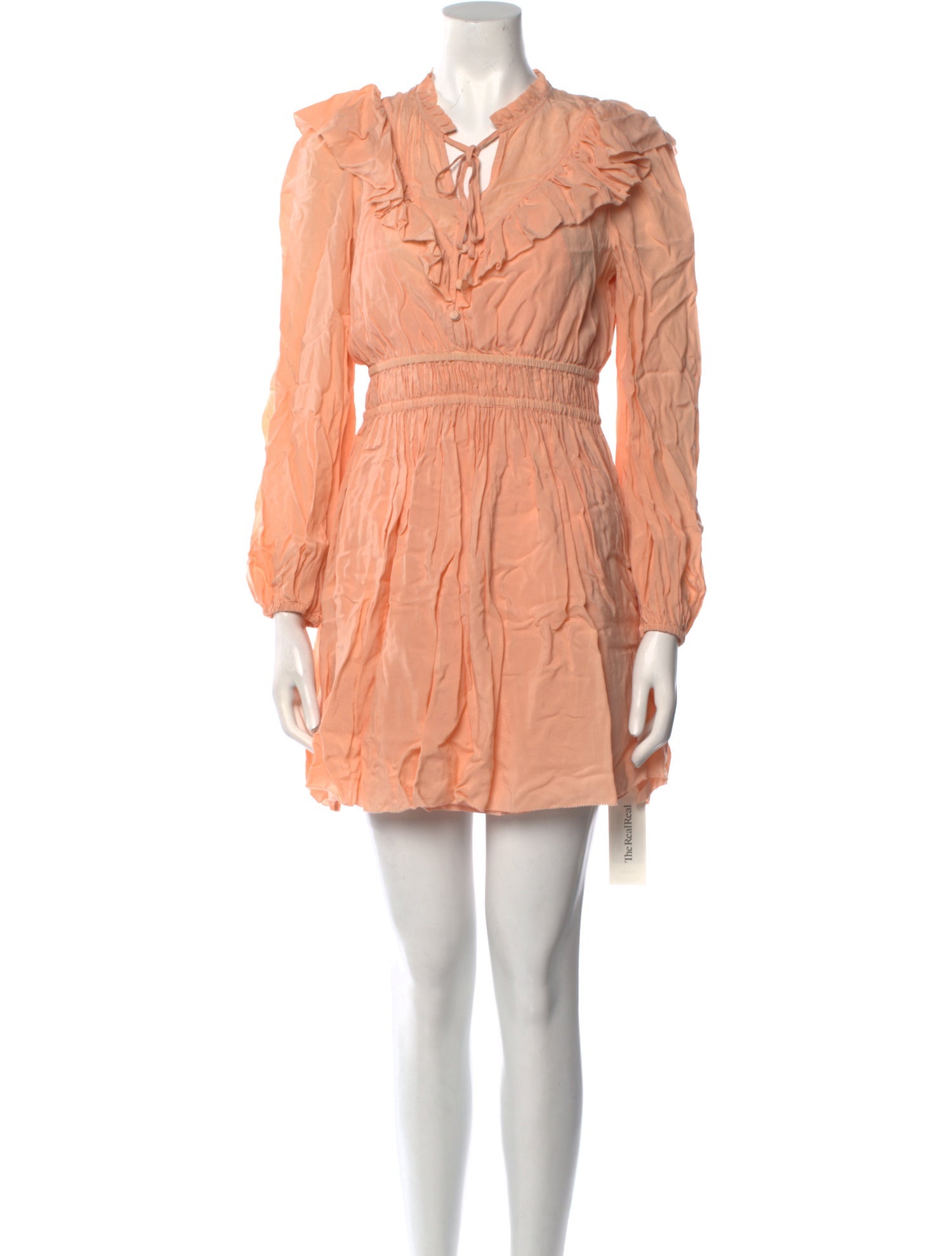 Maje V-Neck Mini Dress