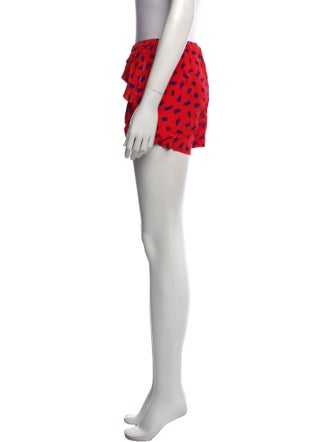 Maje Printed Mini Shorts
