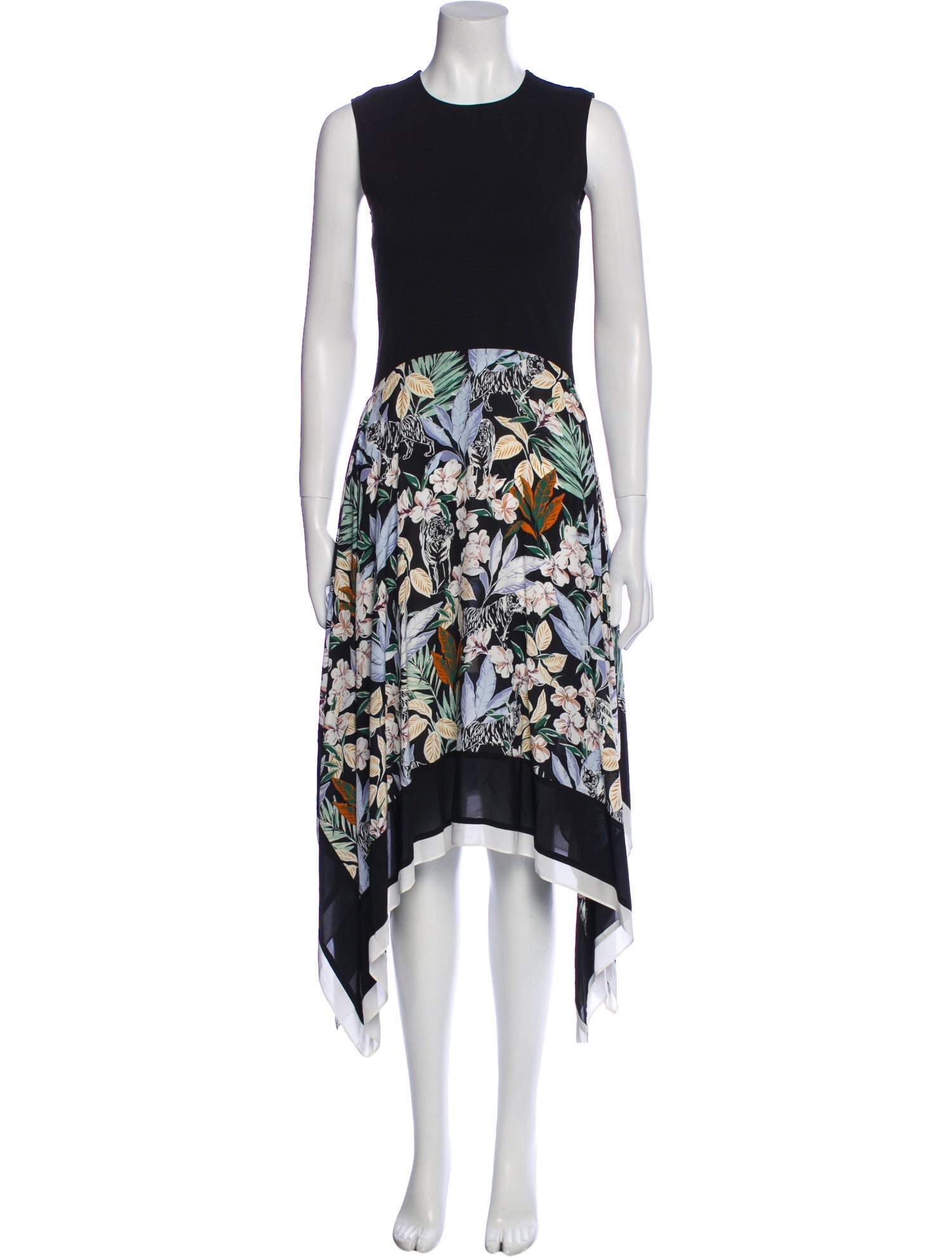 Maje Printed Long Dress