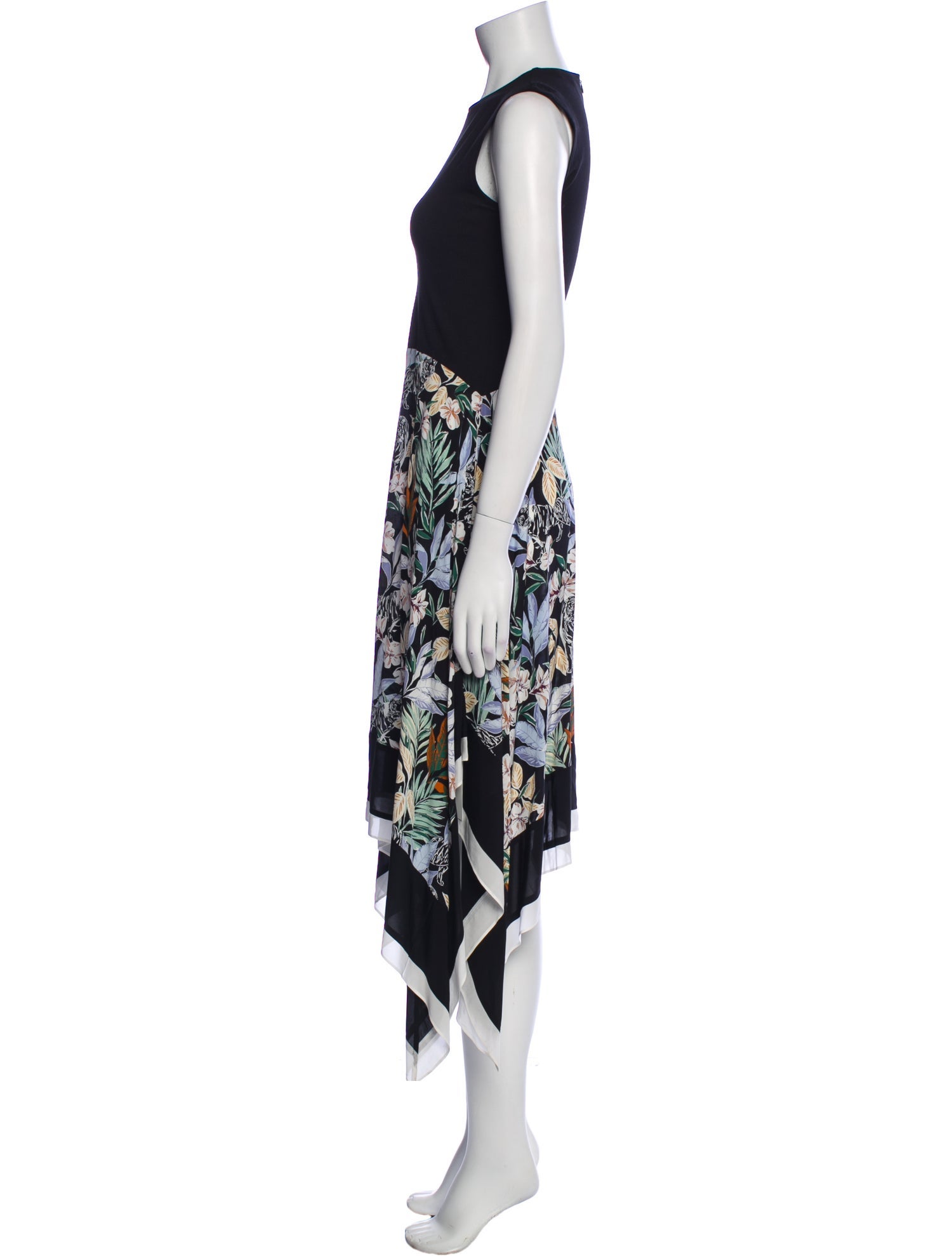 Maje Printed Long Dress