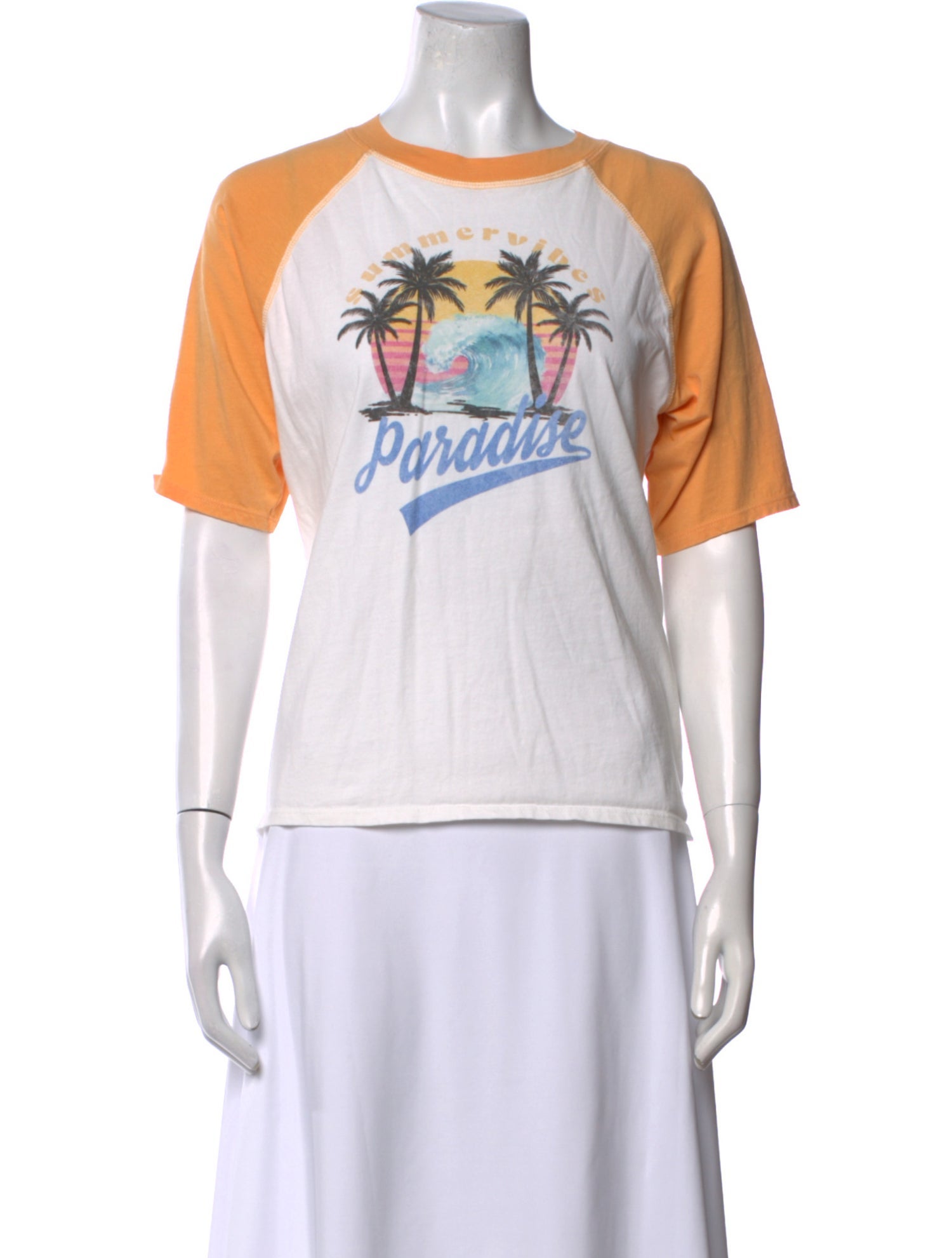 Maje Graphic Print Crew Neck T-Shirt