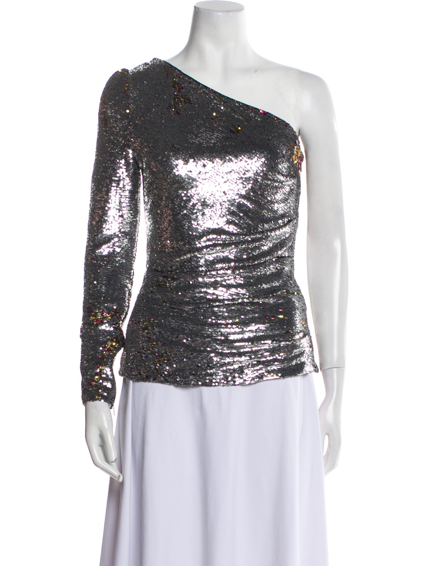 Maje One-Shoulder Long Sleeve Top w/ Tags