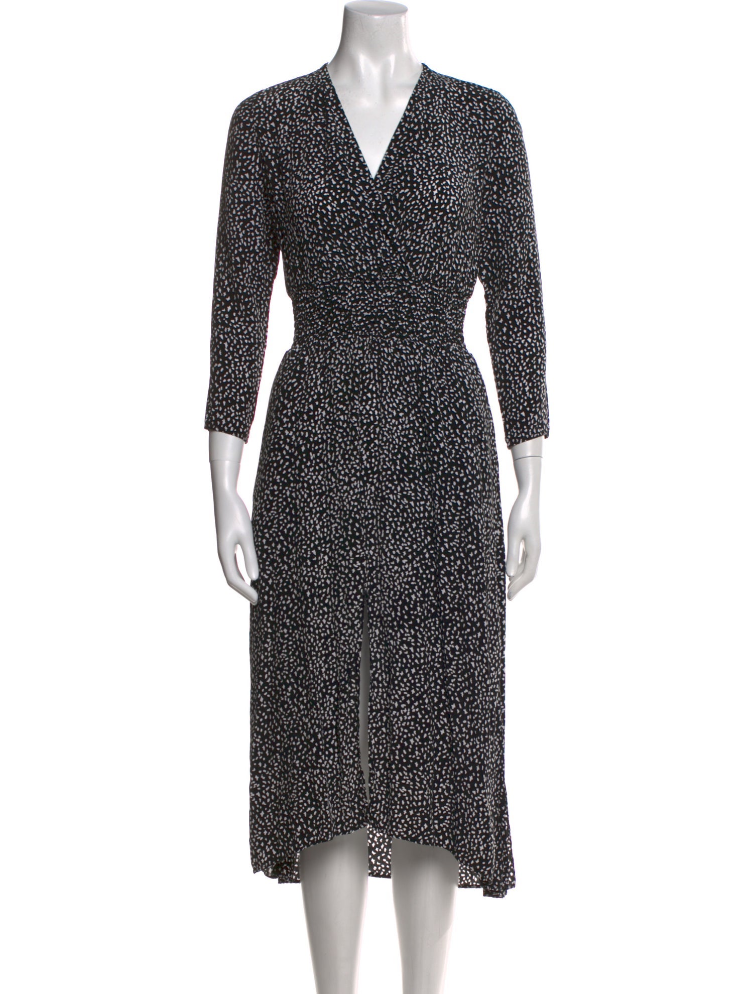 Maje Printed Long Dress