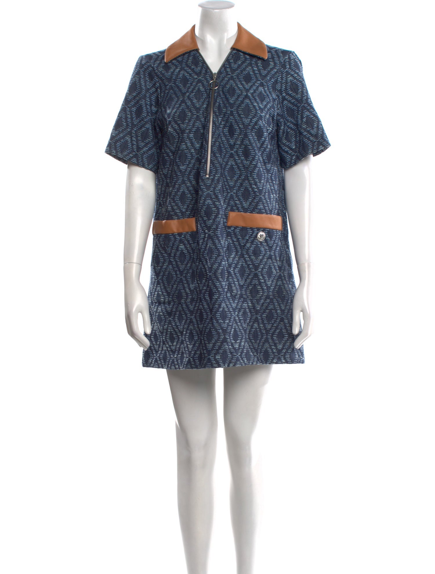 Maje Printed Mini Dress