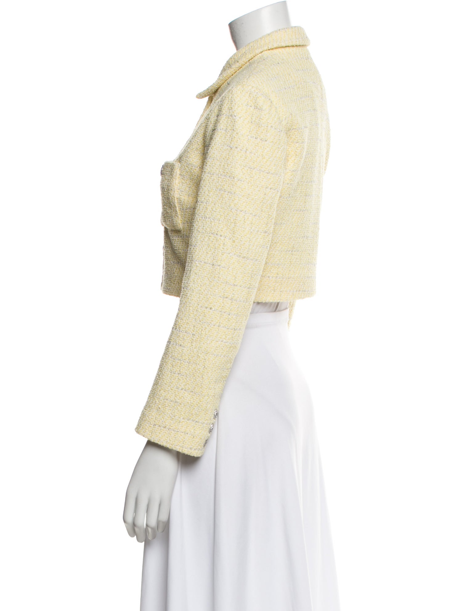 Maje Tweed Pattern Bolero