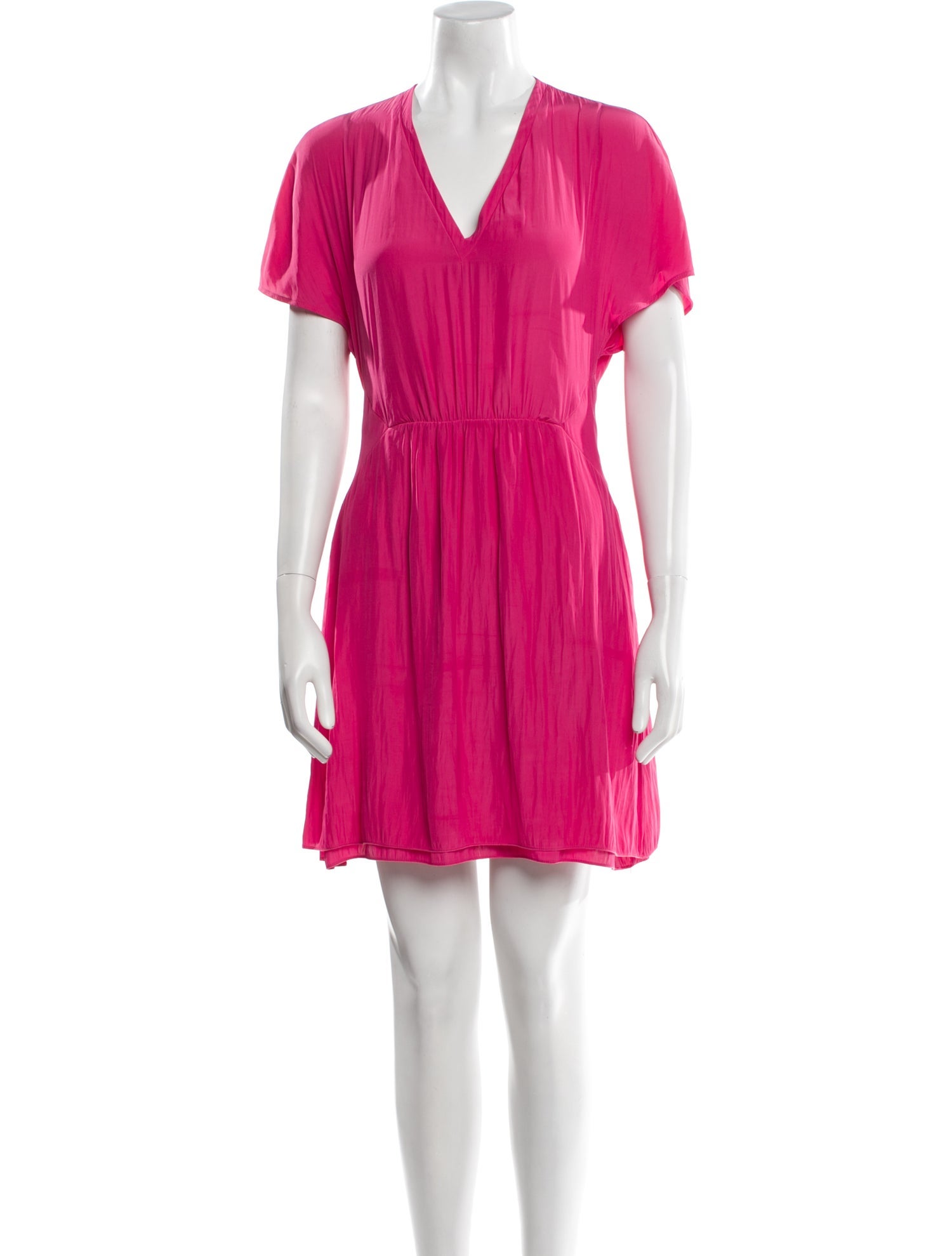 Maje V-Neck Mini Dress