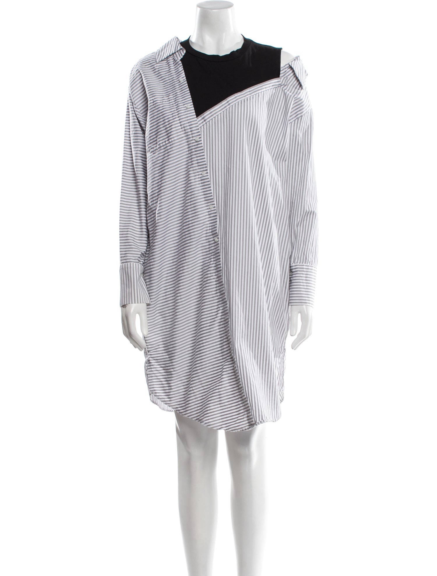 Maje Striped Mini Dress