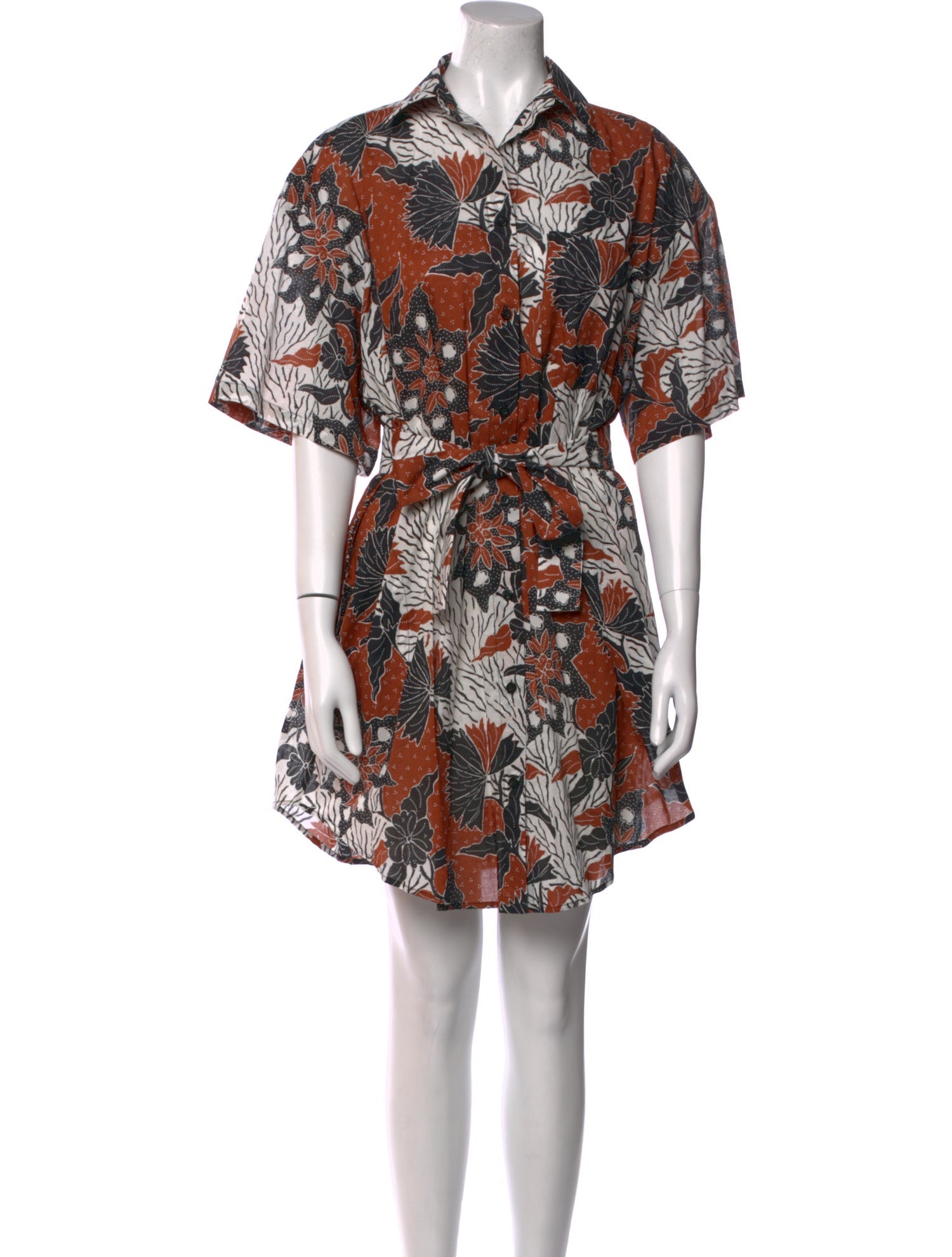 Maje Printed Mini Dress
