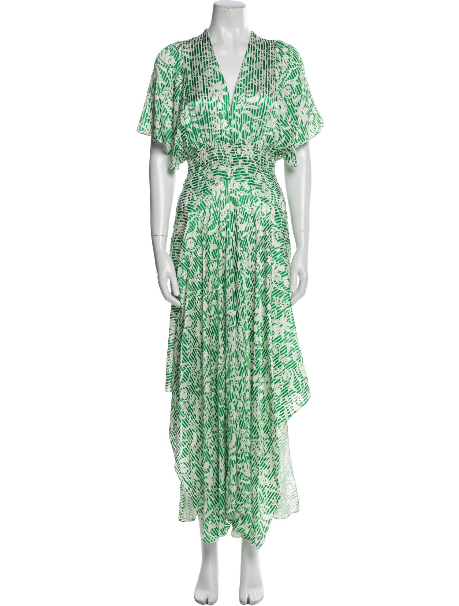 Maje Printed Long Dress