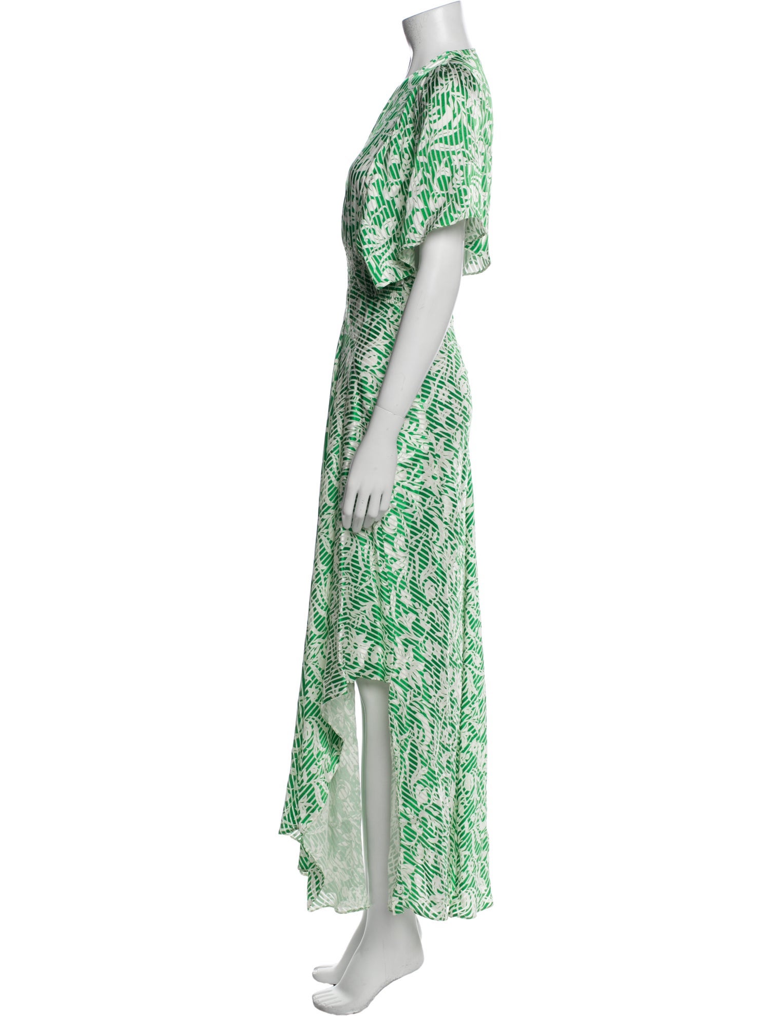 Maje Printed Long Dress