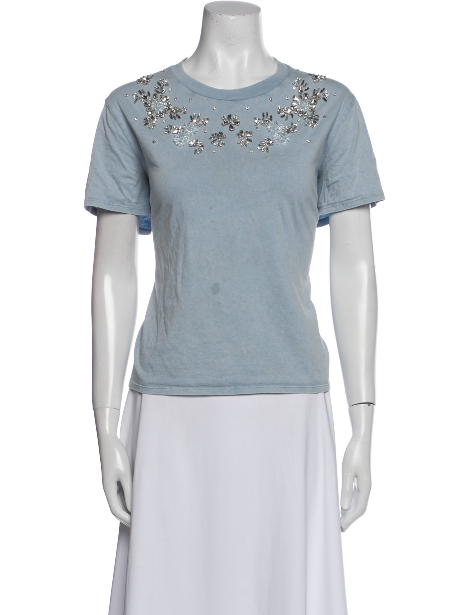 Maje Crew Neck Short Sleeve T-Shirt