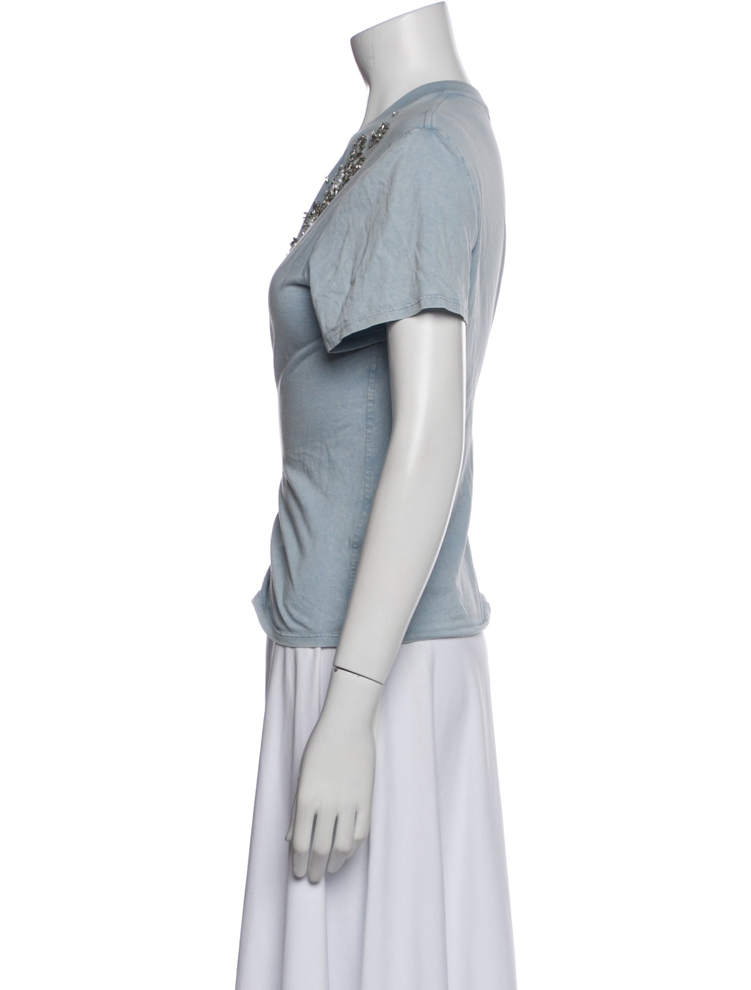 Maje Crew Neck Short Sleeve T-Shirt