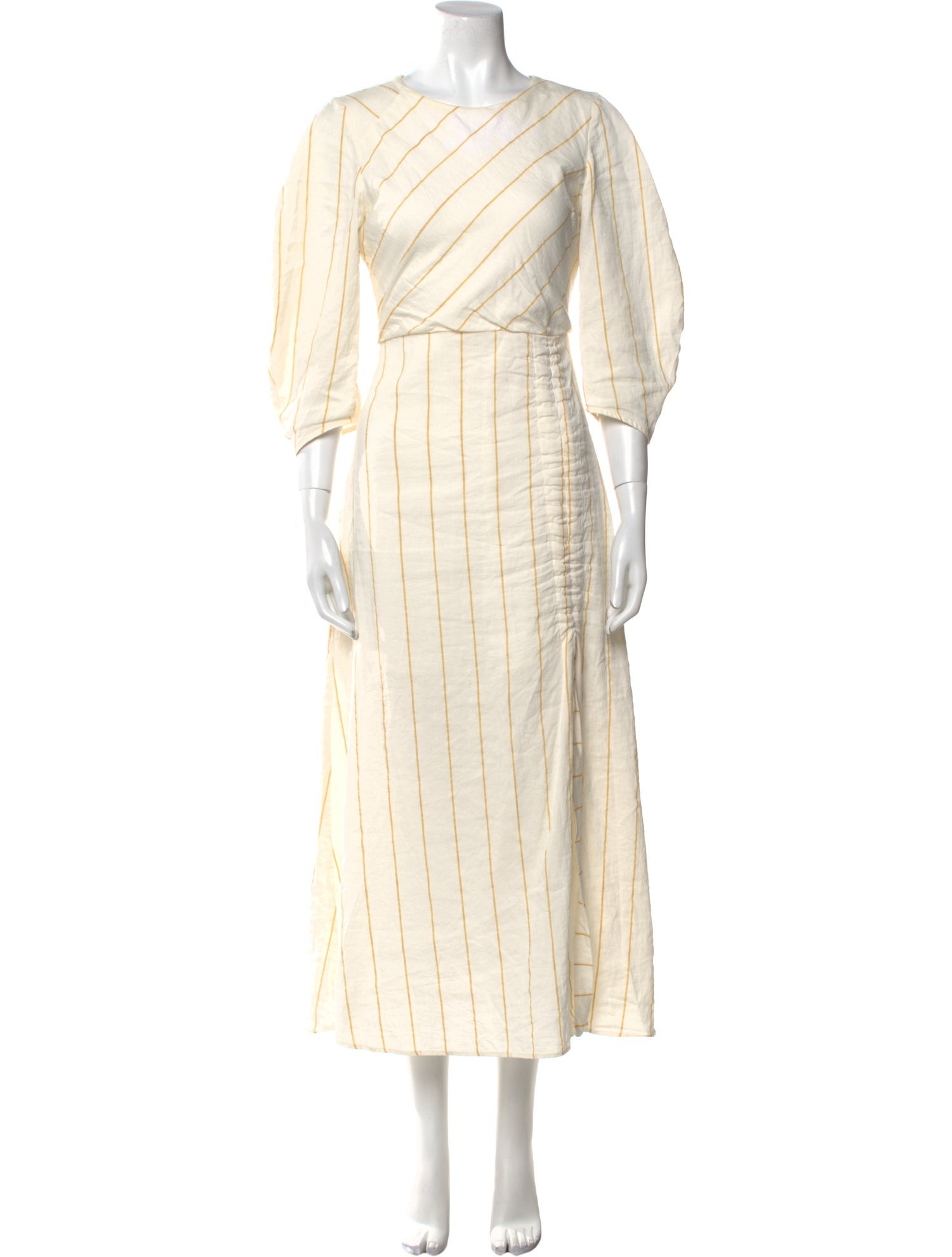 Maje Striped Long Dress