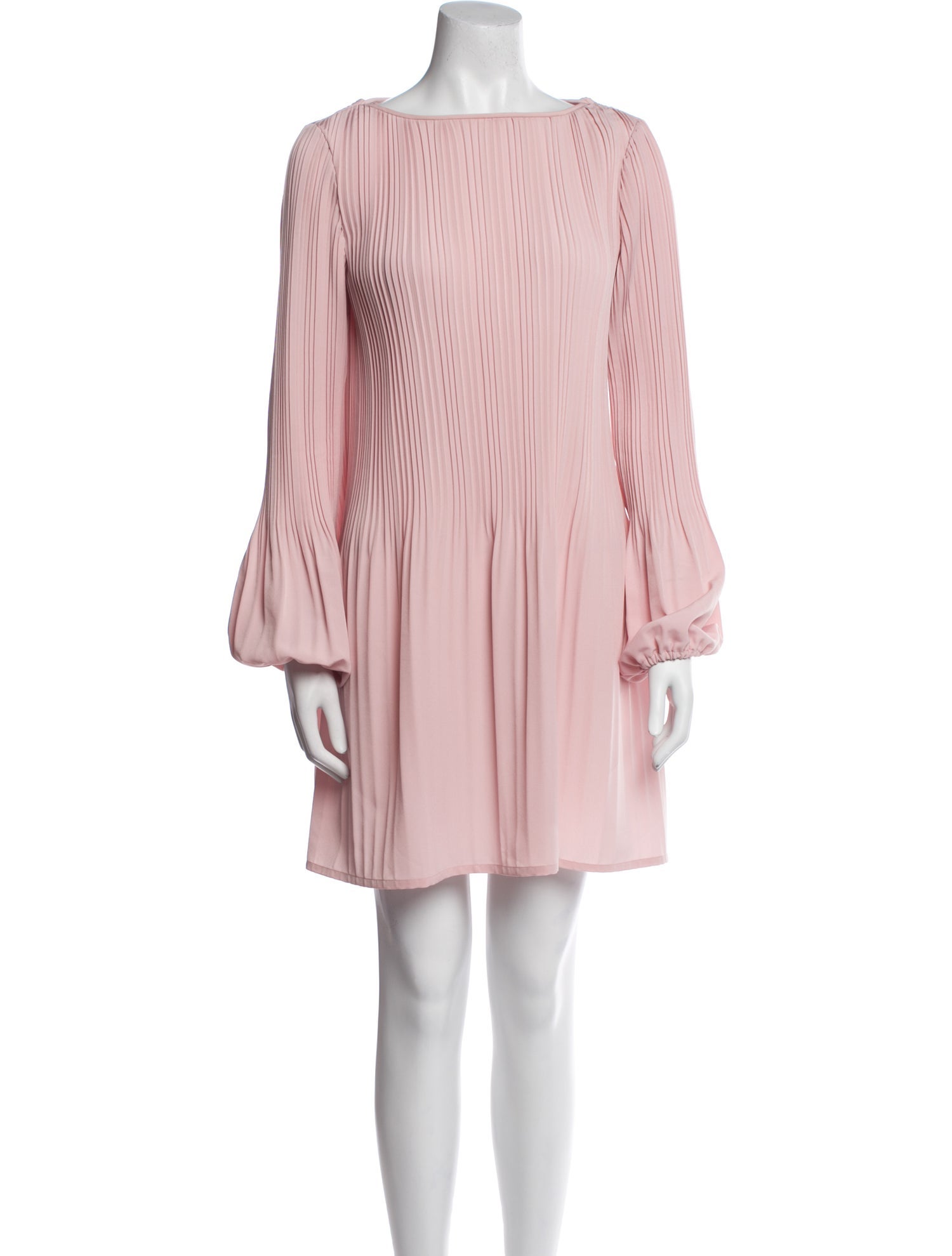 Maje Bateau Neckline Mini Dress