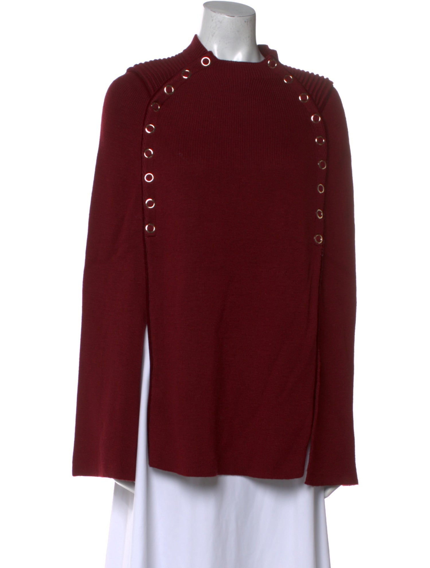 Maje Mock Neck Sweater