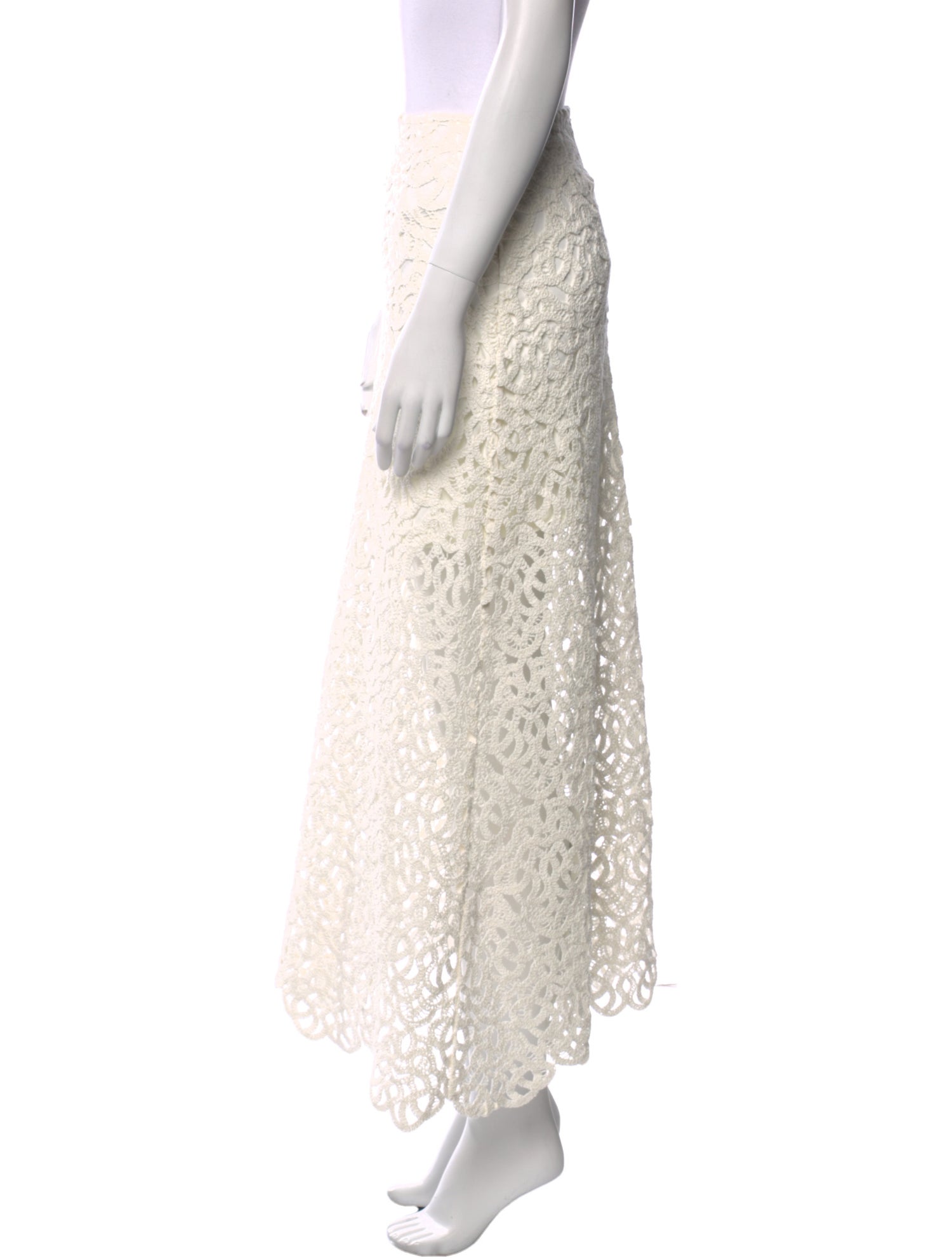 Maje Lace Pattern Midi Length Skirt w/ Tags